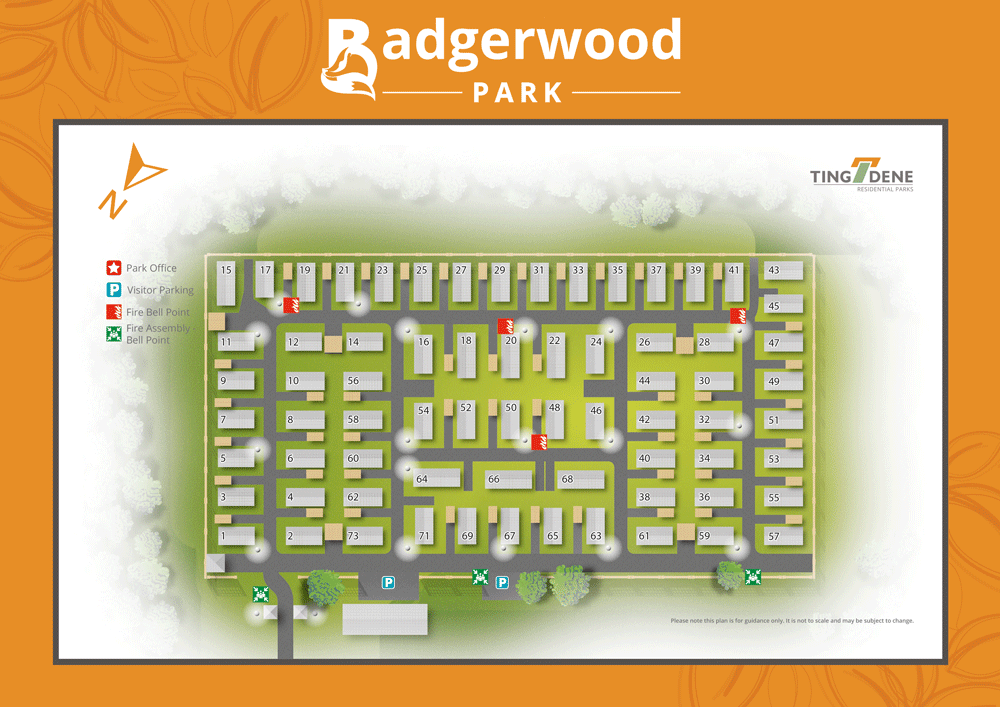 Badgerwood Park map