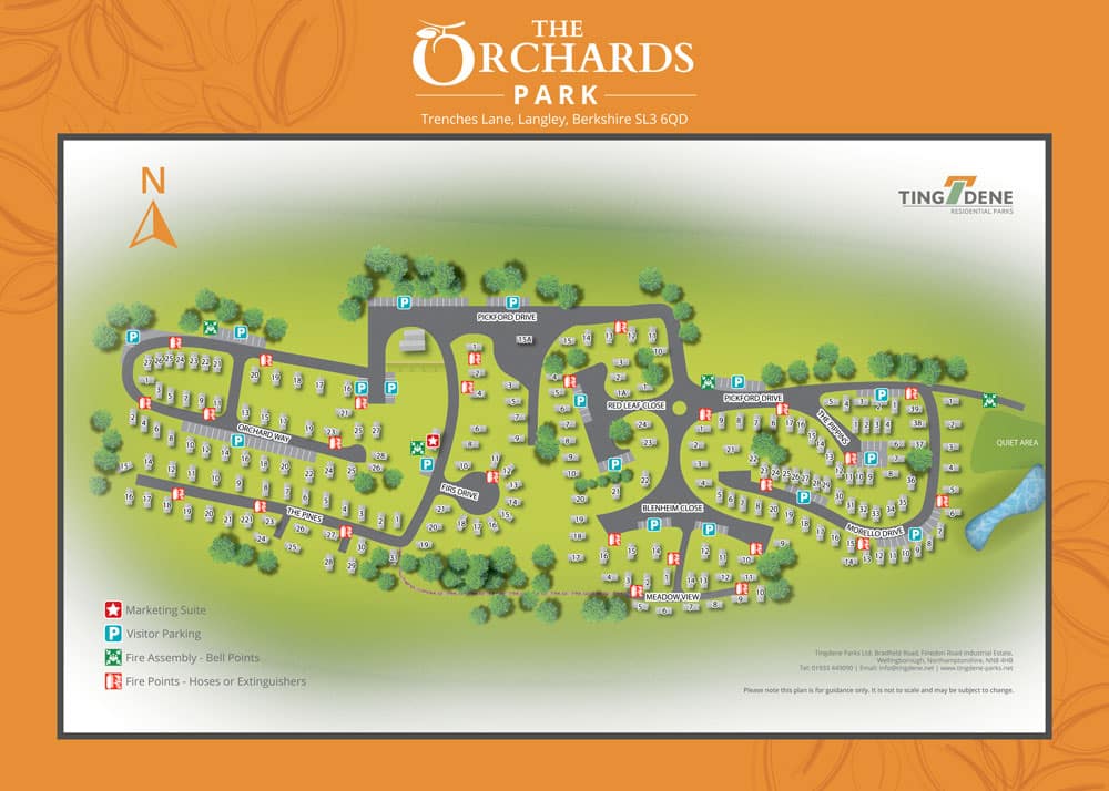 The Orchards Park map